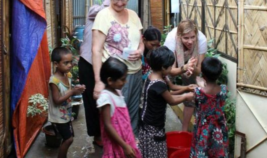 Students Learning the Importance of Proper Hand Washing